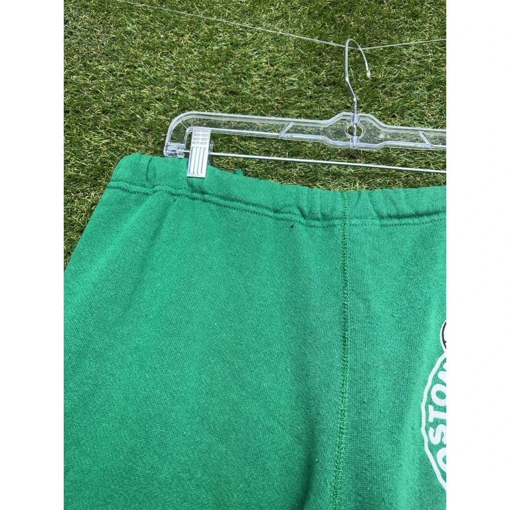 Vintage Boston Celtics Sweatpants Mens Large 32x28 Green Logo 7 NBA Basketball